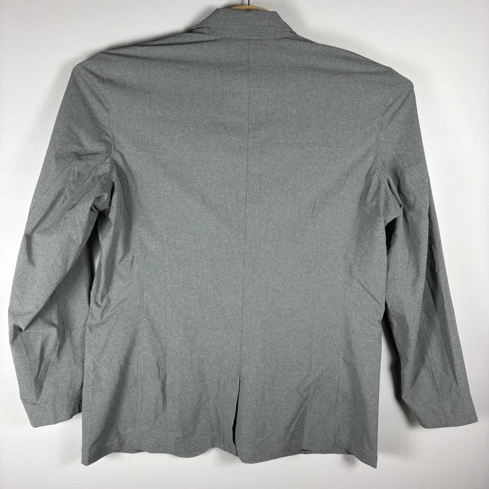 Eddie Bauer Men's 48T Gray Travex Tech Pocket Sport Coat Unlined Packable Blazer